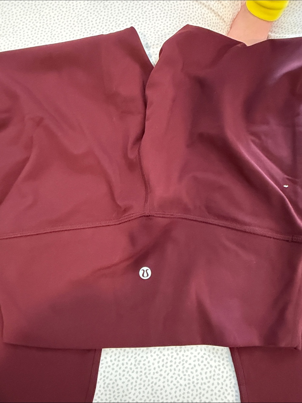 lululemon athletica Burgundy High-Waist Leggings
